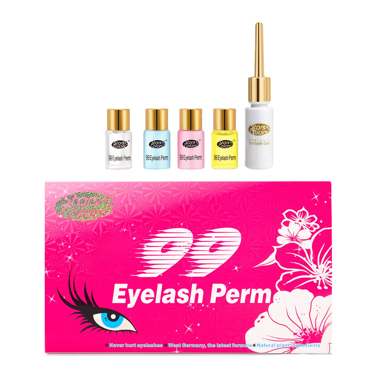 

Набор для подтяжки ресниц, набор для подтяжки ресниц для полуперманентных ресниц, бриллиантовый и подъемный элемент для салона самостоятел...