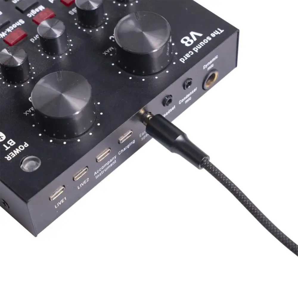 

Male To Male Headphone Adapter Jack To Jack Car Aux Cord Nylon Jack Aux Cable 3.5 Mm To 3.5mm Audio Cable Phone Accessories