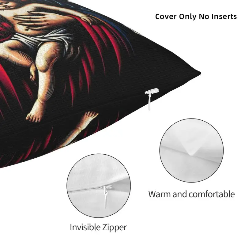 Роскошная наволочка Мэри Мать Иисуса на заказ автомобильная подушка