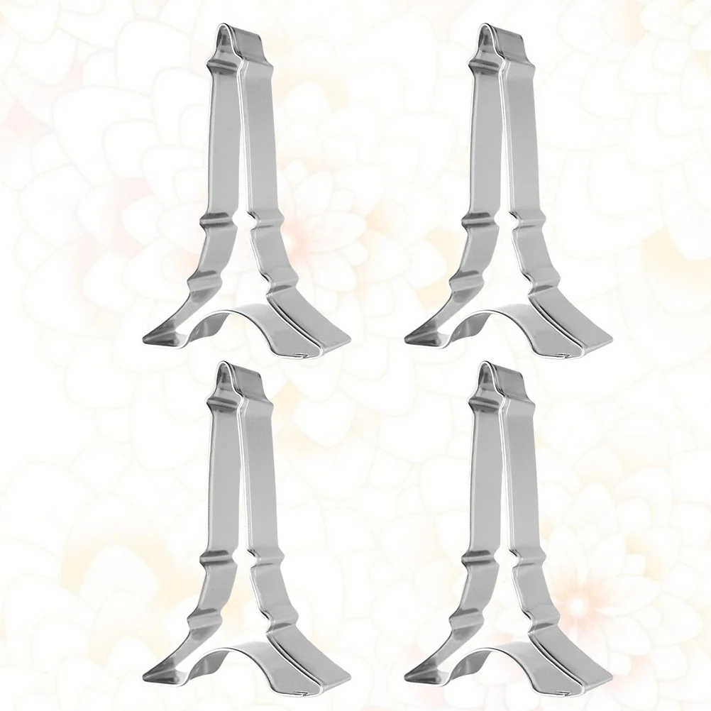 

Cookie Paris Mold Tower Fondant Eiffel Shape Biscuit Metal Baking Diy French Chocolate Stencil Press Cuttres