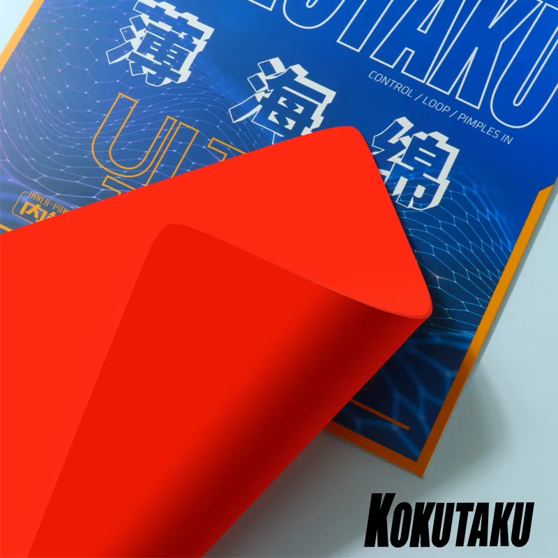 Фото Ультратонкая губка KOKUTAKU для настольного тенниса, диаметром 0,4/0,6/0,8/1,0/1,2 мм, Японская Губка для пинг-понга, случайный цвет №4