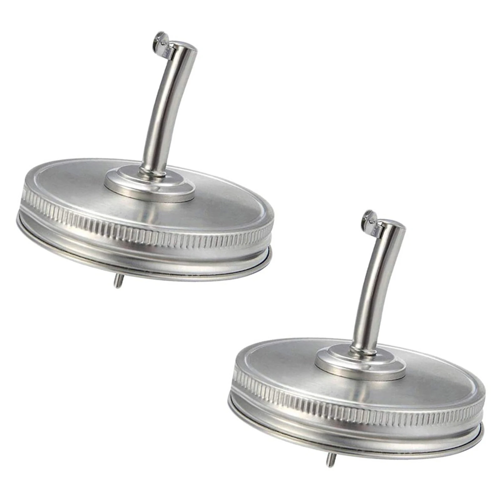 

2Pcs Regular Mouth Mason Jar Pourer Leak-Proof Sealing Mason Jar Pour Spouts Top Lids For Olive Oil Cocktail Dispenser Kitchen