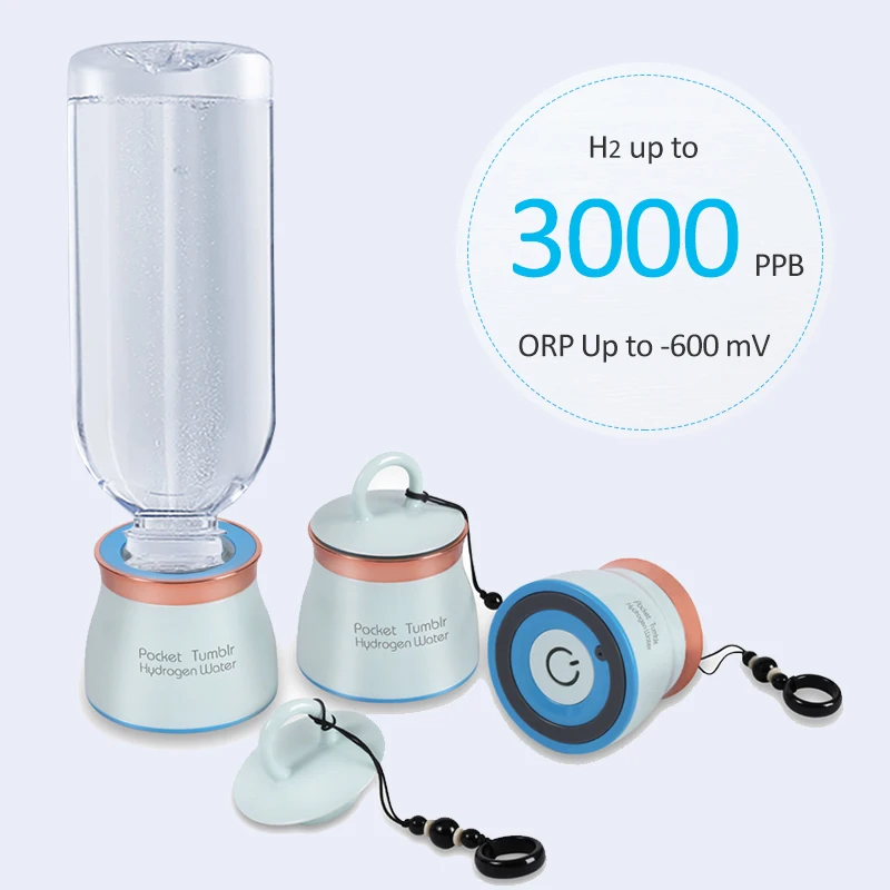 

Карманная бутылка двойная водородная камера портативный богатый самый маленький Dupontn117 водородный генератор дорожный генератор воды