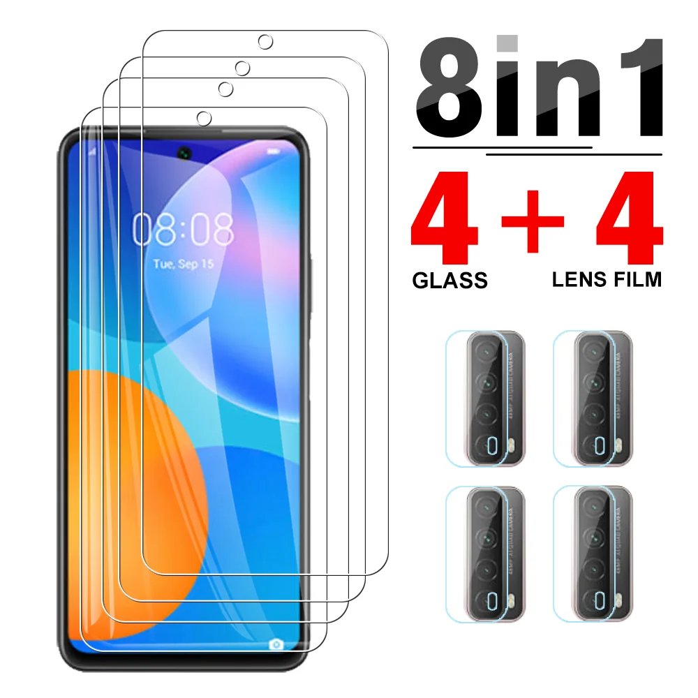 

Защита экрана камеры 8 в 1 для Huawei P Smart Plus 2019, закаленное стекло для Psmart Z 2020 2021 Smart2019, пленка для объектива телефона SmartZ