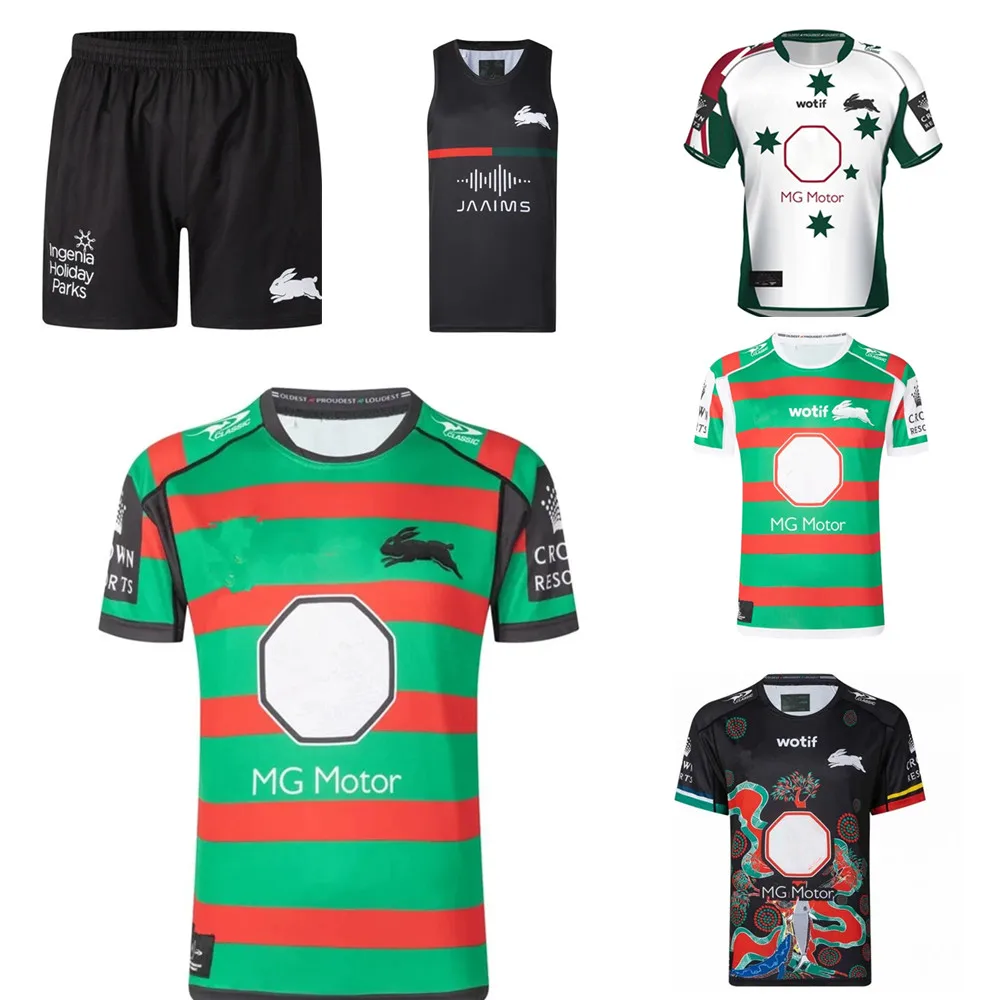 

2022 South Sydney Rabbitohs Home / Away / Anzac / Indigenous / Singlet Rugby Jersey - Mens S-5XL （Print Custom Name Number）