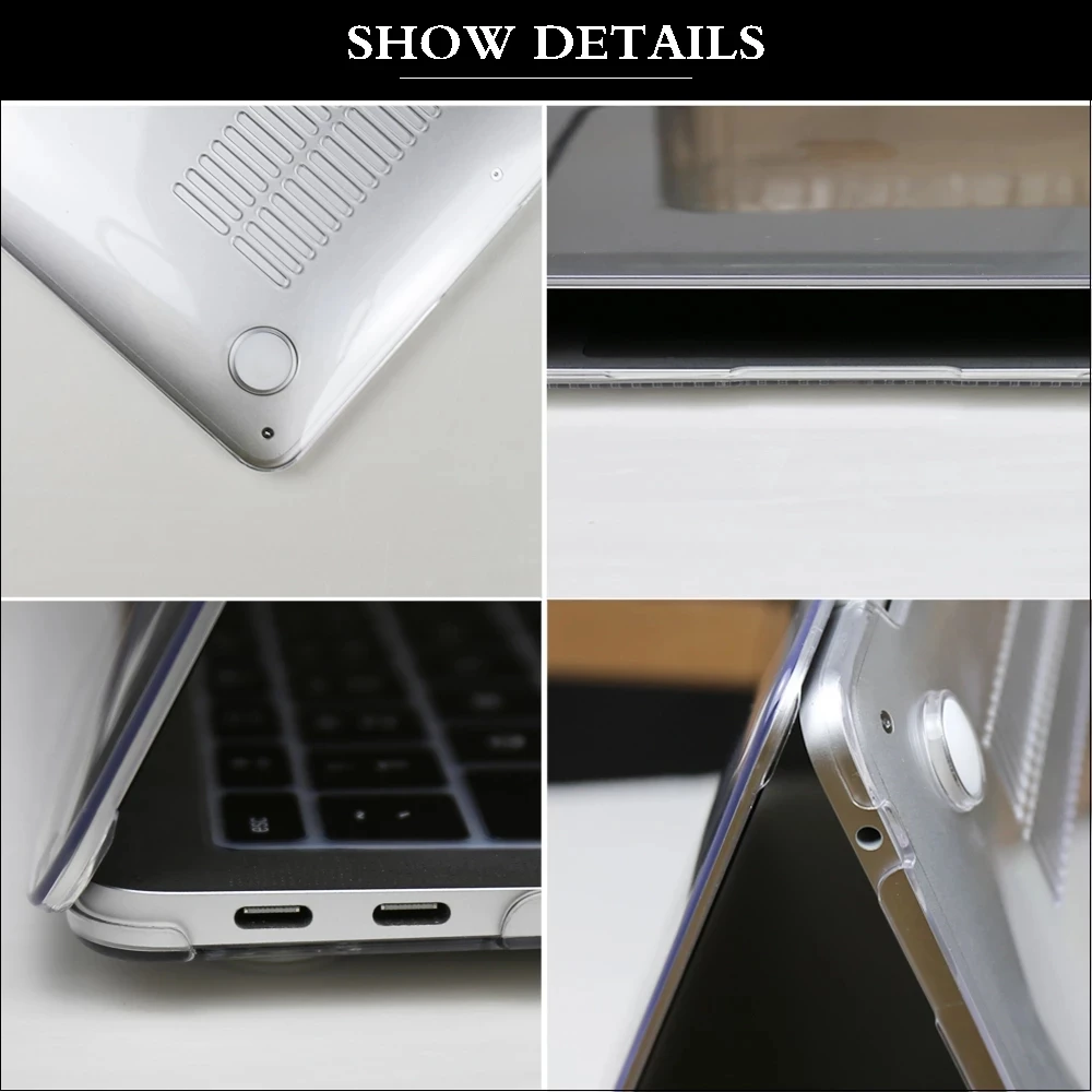 Фото Чехол для ноутбука Macbook Air 13, 2020 M1, чехол для Macbook Pro 13, сенсорная панель для Macbook Pro 15, чехол 16 pro 14 12, силиконовый чехол №3