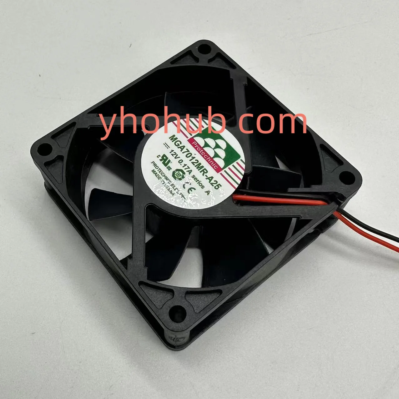 Волшебная модель, вентилятор охлаждения сервера, постоянный ток 12 В, 0,17 А, 70x70x25 мм, 2 провода