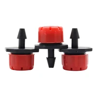 red automatic garden dripper micro drip irrigation watering anti clogging emitter garden supplies for 47mm hose 300 pcs