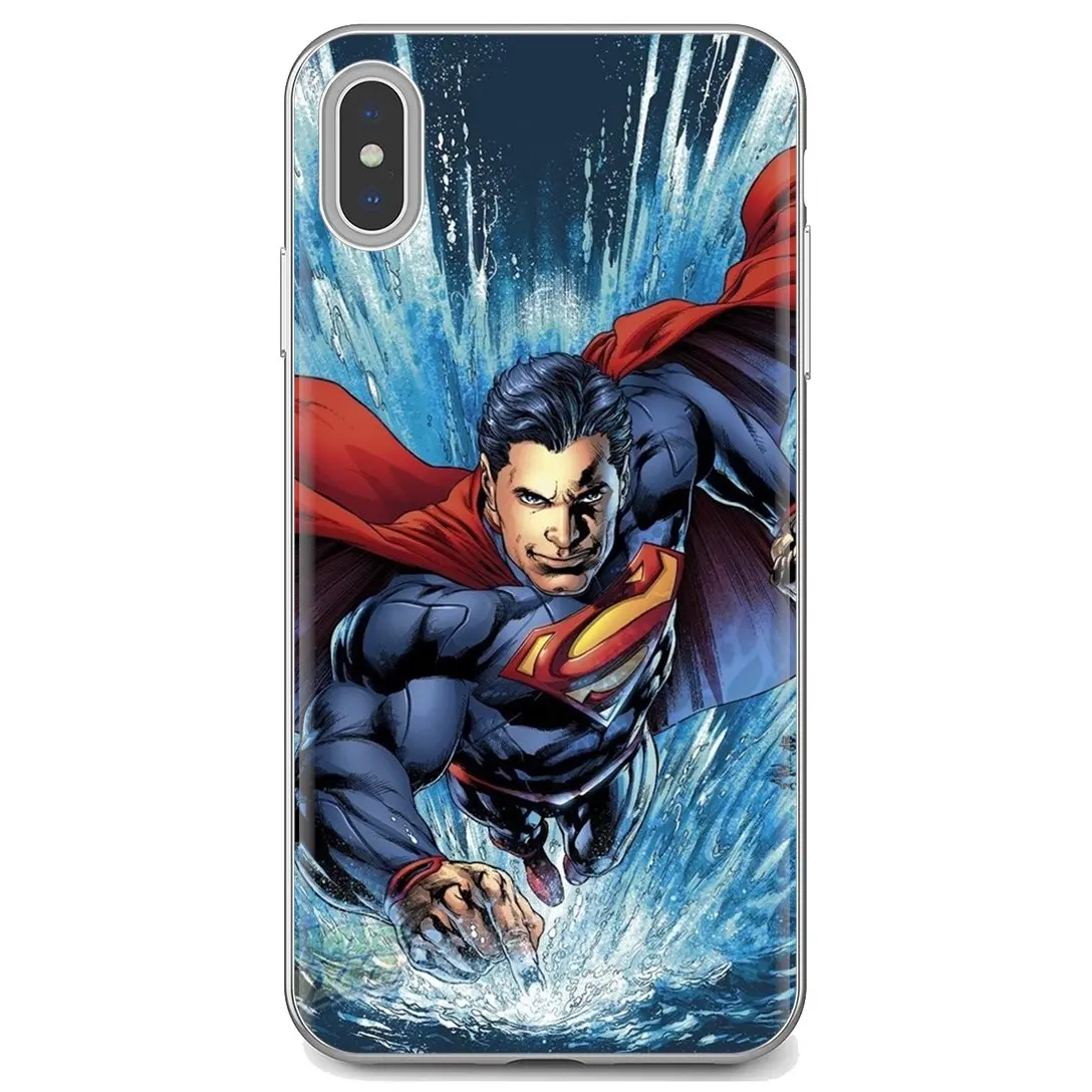 Силиконовый чехол для телефона с супергероями Супермен Samsung Galaxy S10 S10E S20 FE S21 S30 S8 S9