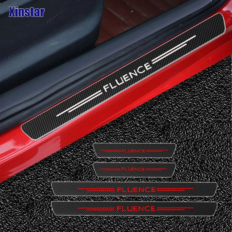 

4 шт., автомобильные аксессуары из углеродного волокна