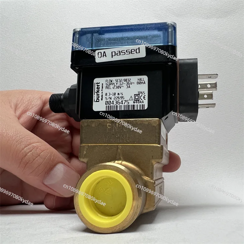 Расходомер турбины Burkert Se32 8032 потока S/n латунные инструменты из нержавеющей стали