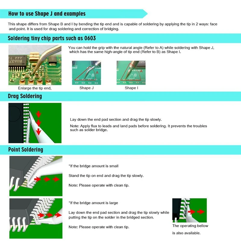 Серебряные наконечники для паяльника 900M-T 20 шт.