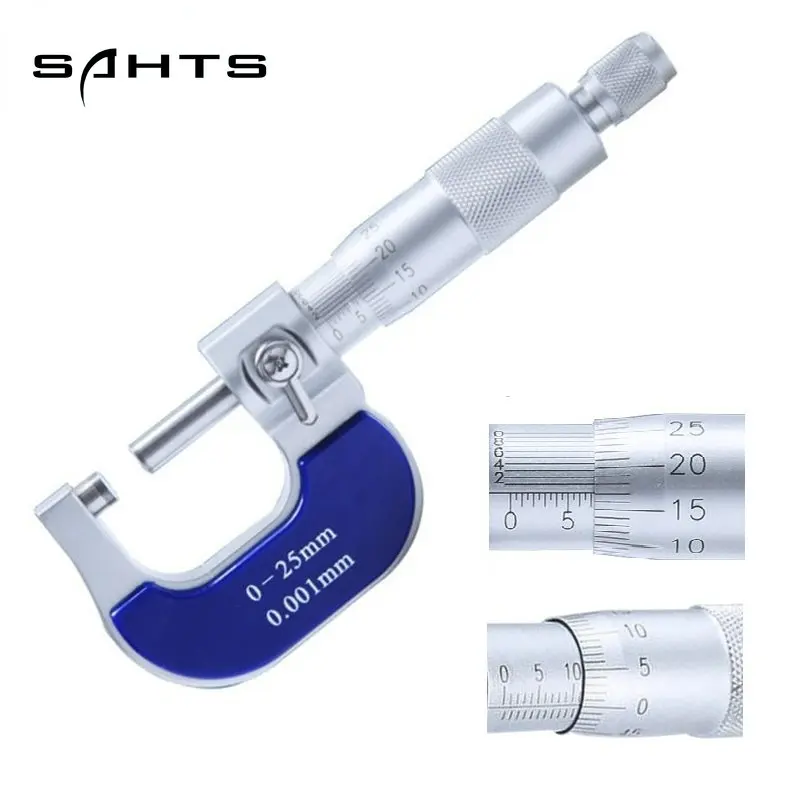 

Спиральный микрометр SAHTS, измерительный прибор, устройство высокого давления, длина 0-25 мм