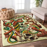 snake skull rug 3d all over printed rug non slip mat dining room living room soft bedroom carpet 06