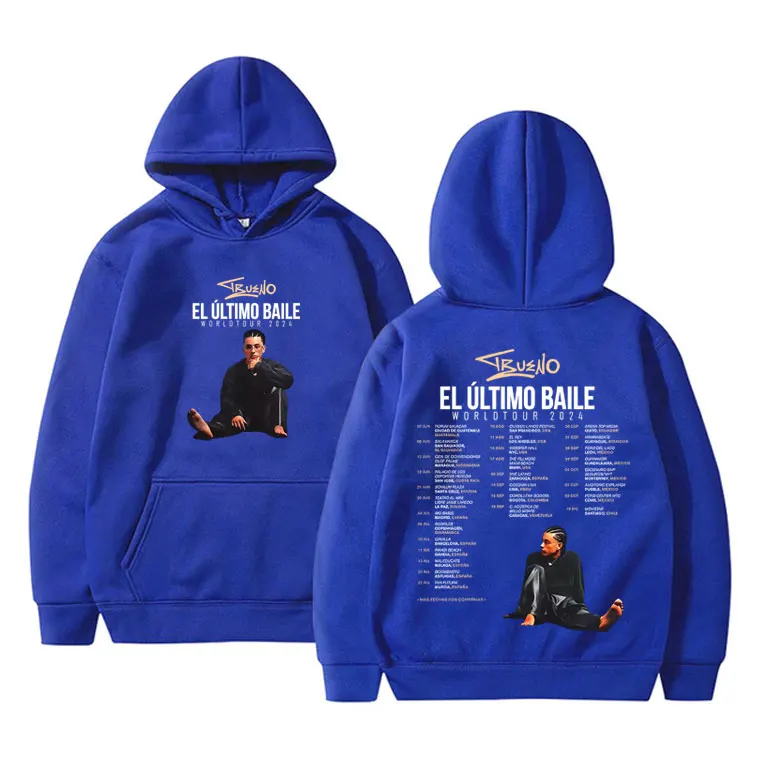 Rapper Trueno El Ultimo Balie World Tour 2024 Hoodie Men's Fashion Hooded Tracksuit Men Women Hip Hop Oversized Pullover Hoodies