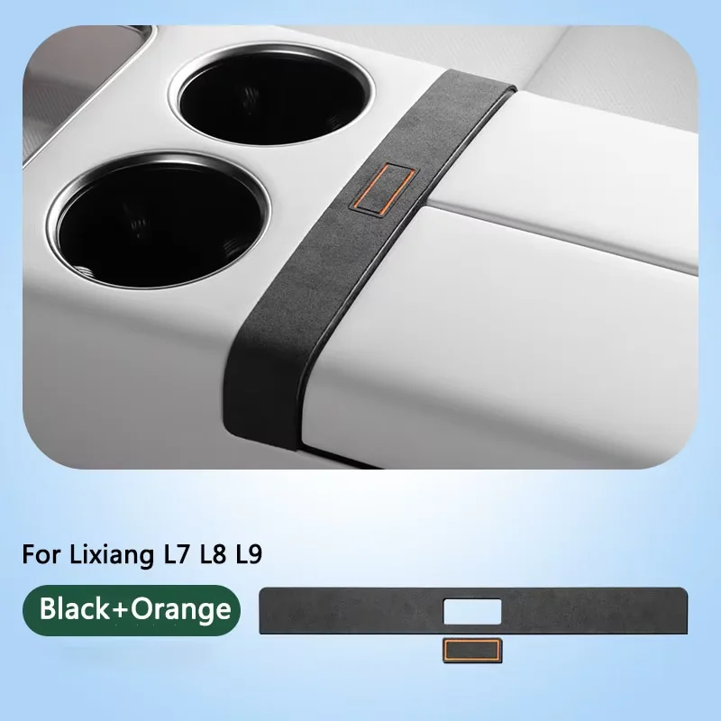 

Наклейка на рамку для автомобильного подлокотника LI LiXiang L6 L7 L8 L9, замшевый центральный подлокотник с кнопкой переключения, ведущий IdeaI