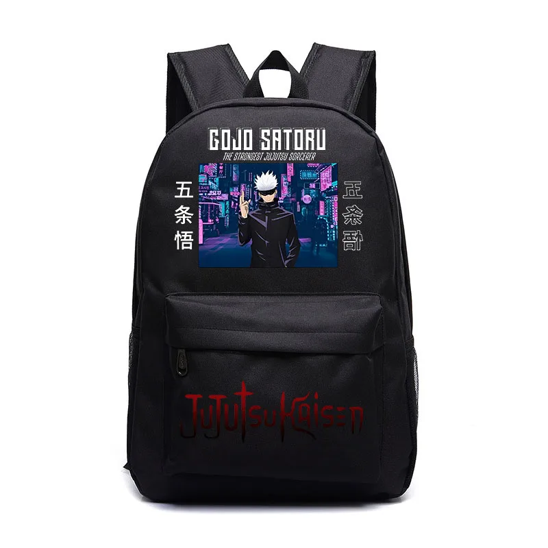 

Jujutsu Kaisen casual bags boys and girls bags animation printing backpack children's backpack teenage student schoolbag