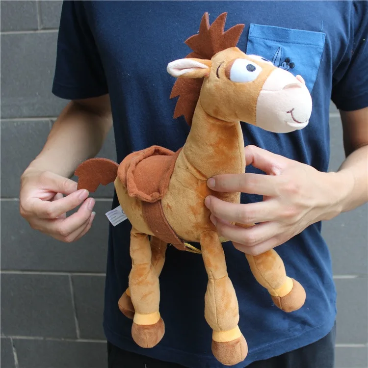 

Disney cartoon 35 cm TOY STORY Woody The Horse Plush Toy Animal Stuffed Doll Christmas Present Birthday gift
