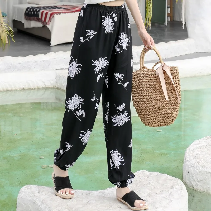 

Семейные подходящие брюки, богемные штаны для йоги, одежда для мамы, дочери, сына, одежда для мамы, дочери, семейные подходящие наряды, семейн...