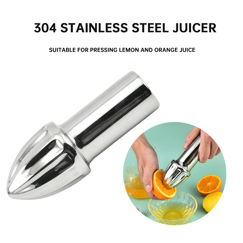 

Professional Manual Fruit Juicer Stainless Steel Handheld Lemon Citrus Squeezer Ergonomic Hand Press Juicer Fruits Lemon Reamer