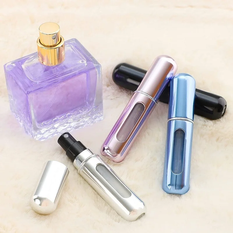 

1 Pcs/Lot 5 Ml Refillable Mini Perfume Bottle Bottom Self-Pumping Perfume Atomizer Box Dispenser