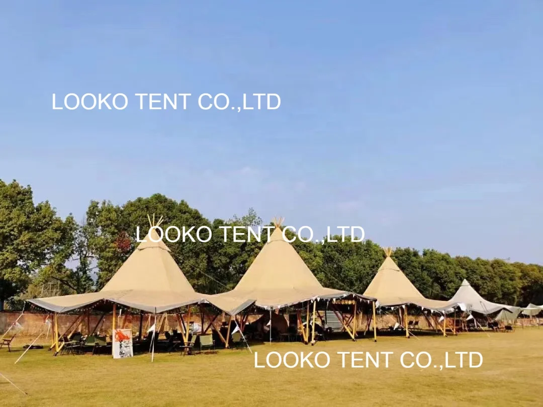 Роскошные пирамиды ПВХ вигвам палатка наружный кемпинг для событий