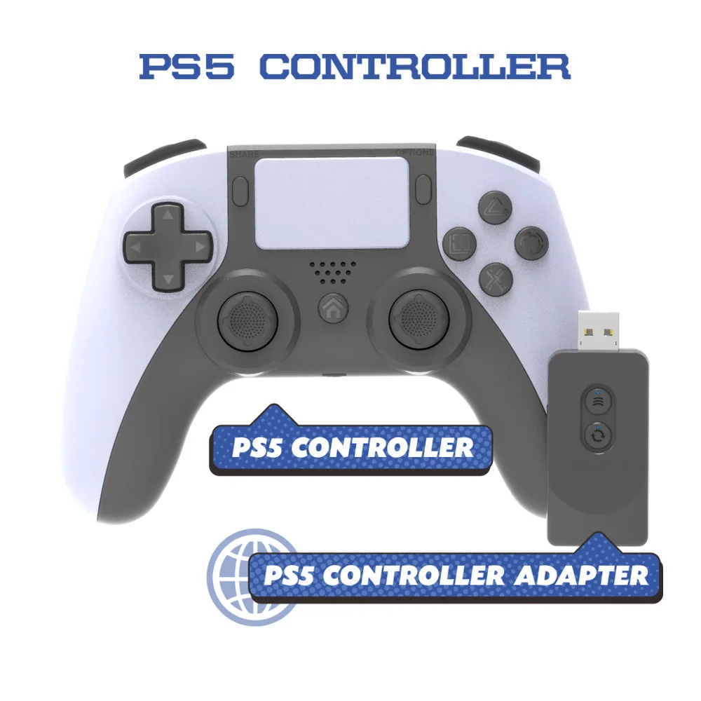 

For PS5/ PC Wireless Game Controller bluetooth-compatible DualSense Gamepad 4 Joypad Joystick Gaming Accessories