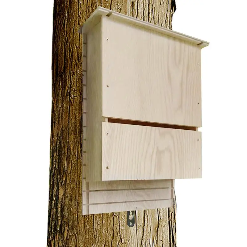

Уличные дома для летучей мыши, деревянные коробки для летучей мыши, многоразовая коробка для летучей мыши, деревянное украшение для дома, для спящего сна, деревянное гнездо для летучей мыши для сада на улице