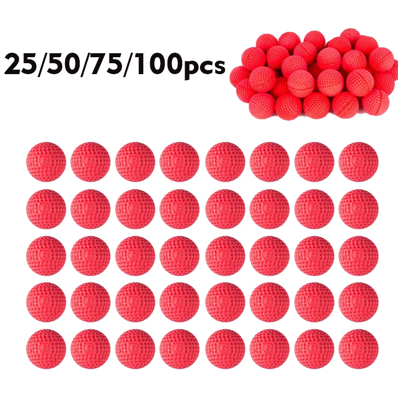 

Пули мягкие из ПУ кожи, 25/50/75/100 шт.