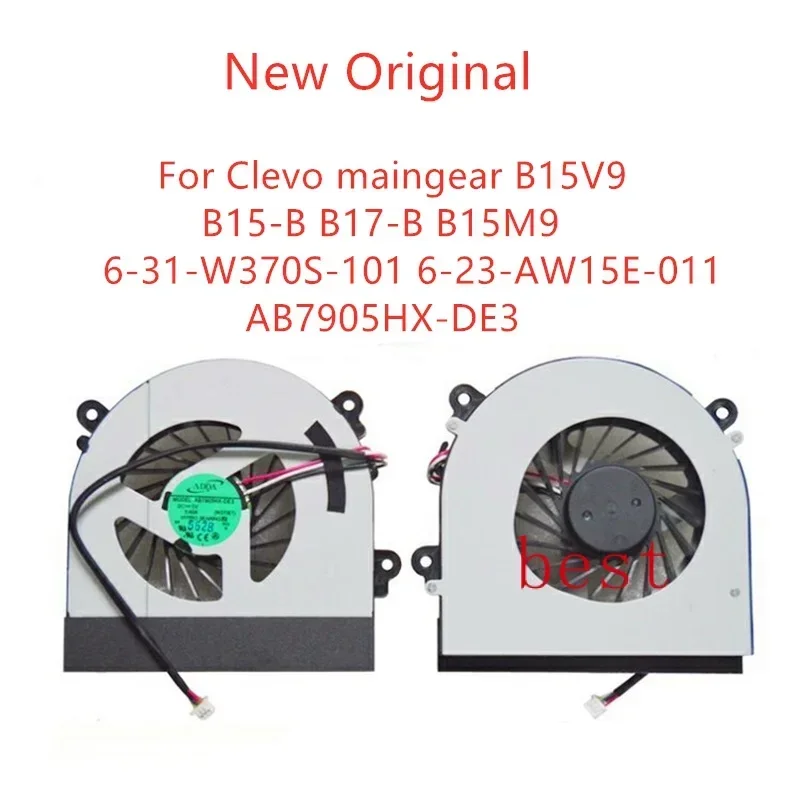 Новый оригинальный вентилятор охлаждения процессора ноутбука для Clevo maingear B15V9 B15-B