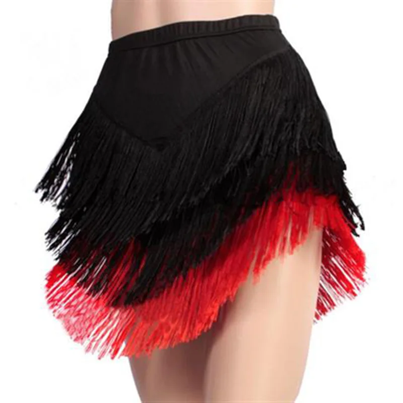 

Woman Dresses Latin Dance Competition Dresses Ballroom Practice Dress Women Tassels Skirt Irregular Performance Costume Skirts