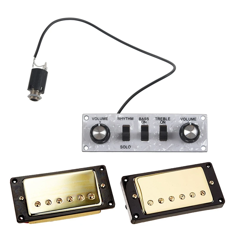 

Humbucker Pickup Gold для Gibson Les Paul, замена со строкой управления