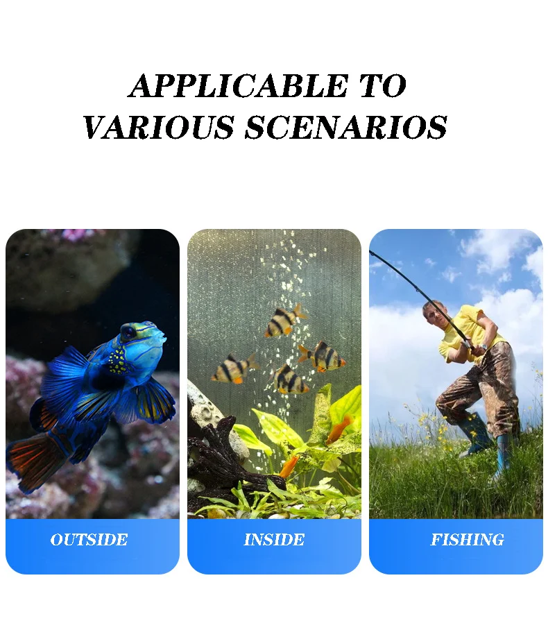 Воздушный насос для аквариума с двойным выходом регулируемый аэратор тихий