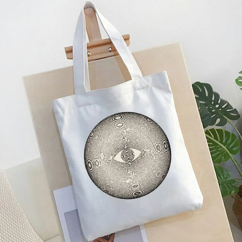 

Холщовая Сумка для покупок унисекс для женщин, повседневный складной тоут на плечо с принтом, многоразовые мешки для продуктов, сумки для ст...