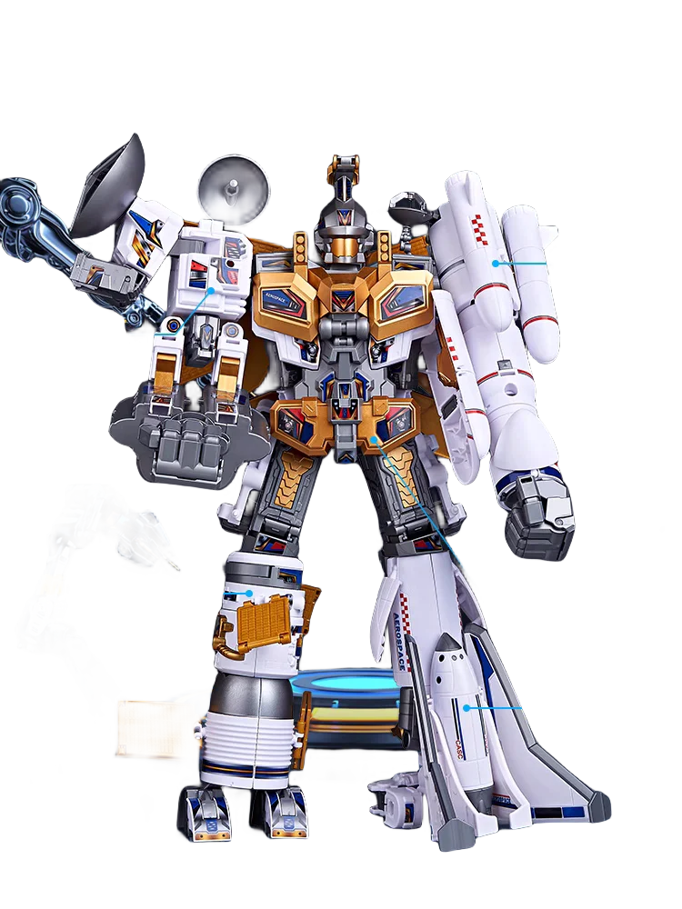 Игрушка-трансформер 5 в 1 для мальчиков самолет King Kong Rocket Robot строительные блоки