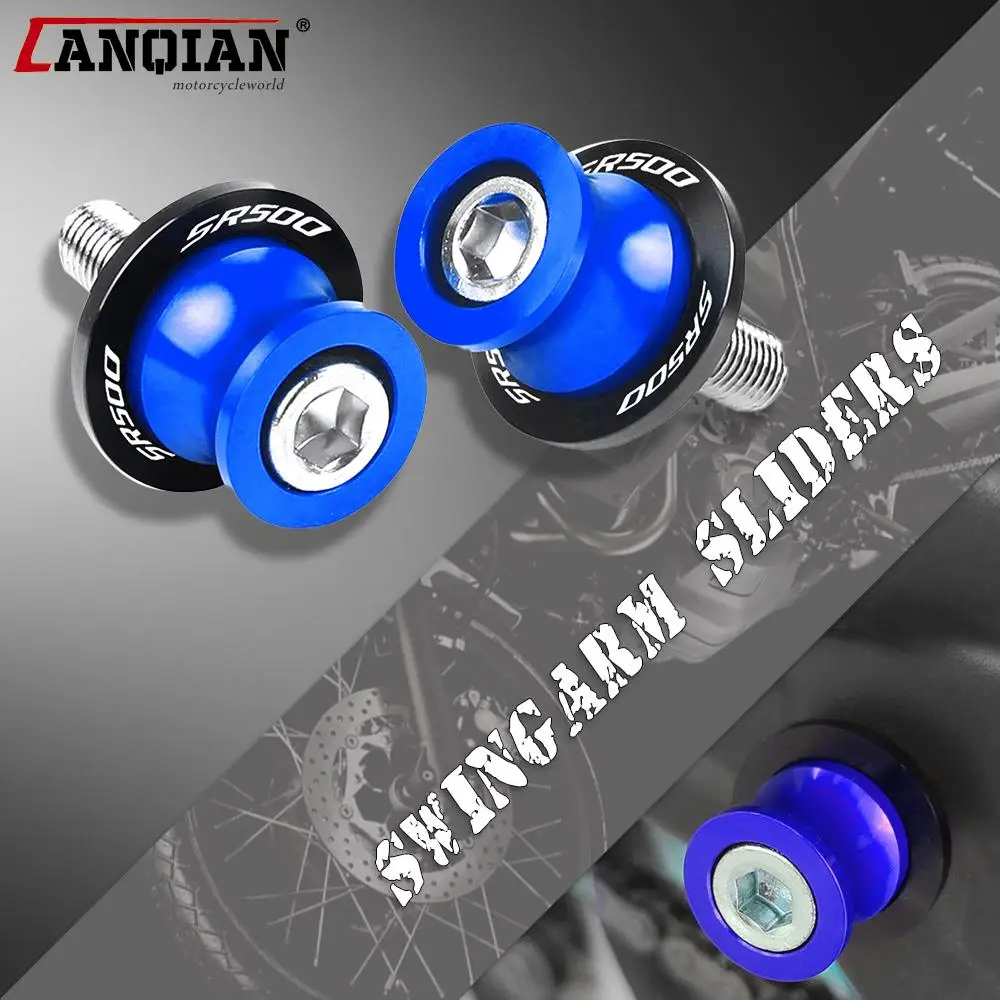 

Аксессуары для мотоциклов Yamaha SR500 SR 500 1978-1985 1986 1987 1988 1989 1990 1991, катушки с маятниковым рычагом, винты-слайдеры 6 мм