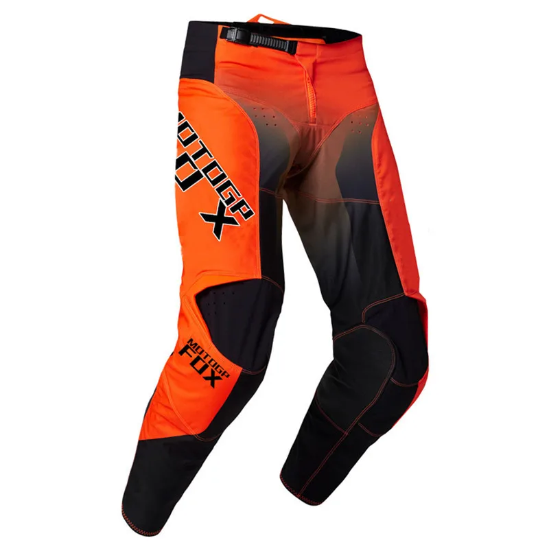 

2023 Orange Motogpfox 180 MX Pants Motocross Moto Mountain Dirt Bike MTB DH ATV SX BMX Enduro Racing Off Road pants