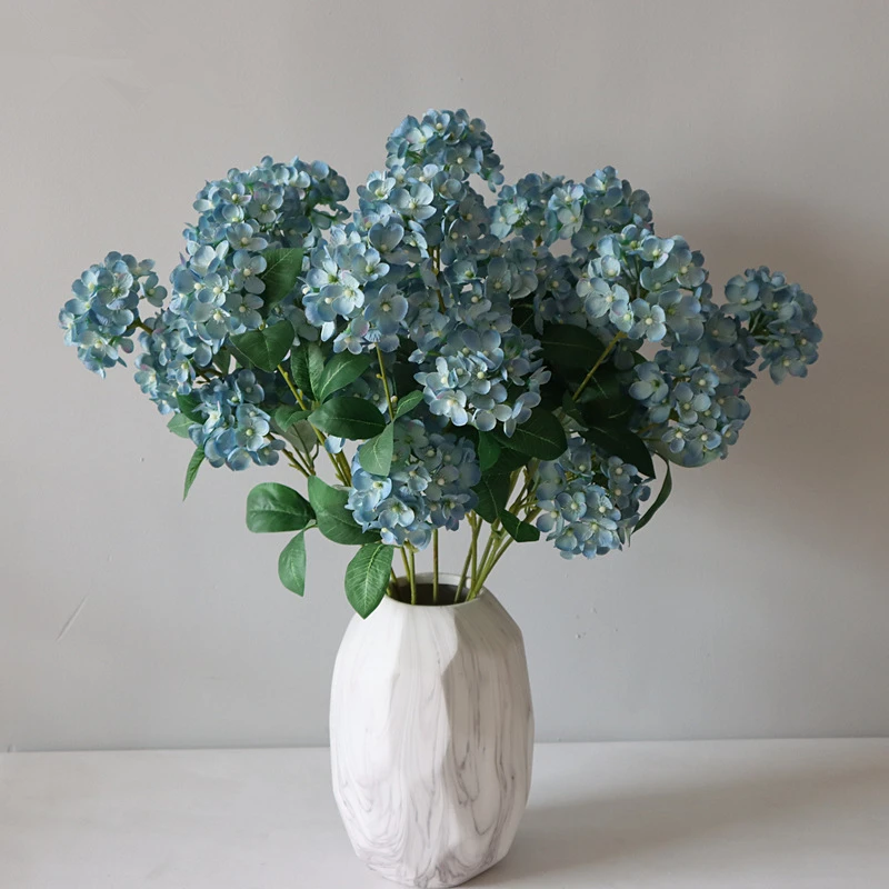 

Искусственный цветочный шар с тремя головками, имитация цветов, свадебное украшение для дома, расположение стола для свадебной невесты, одинарный цвет