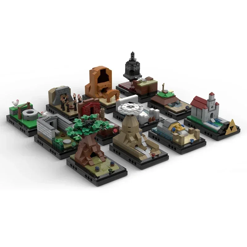 Moc Building Bricks Strange Dark Dungeon Technology Модульные блоки Подарки Популярные игры Модель