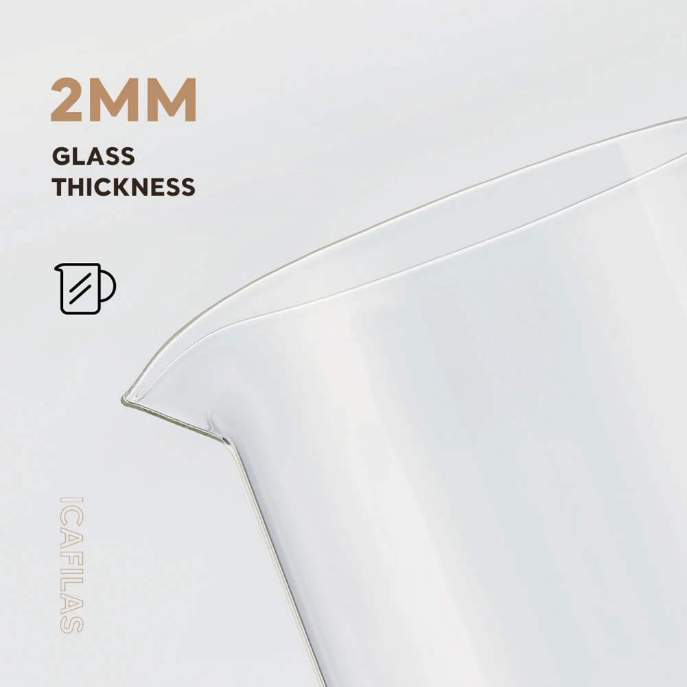 

800ml French Press Pot And Even Cold Brew Beverages 1PC Black Grey High Borosilicate Transparent Yellow Durable