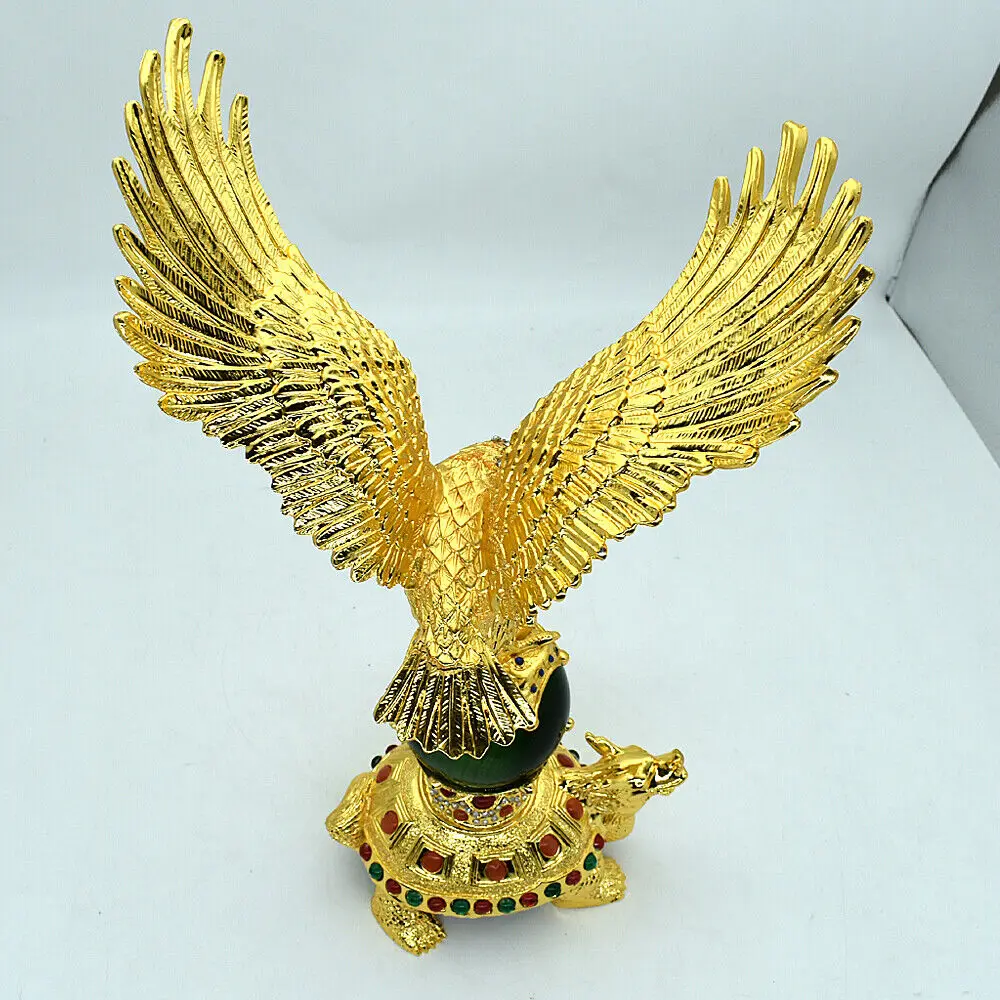 3 цвета китайская Золотая черепаха сапфир изумруд Орел красный зеленый синий