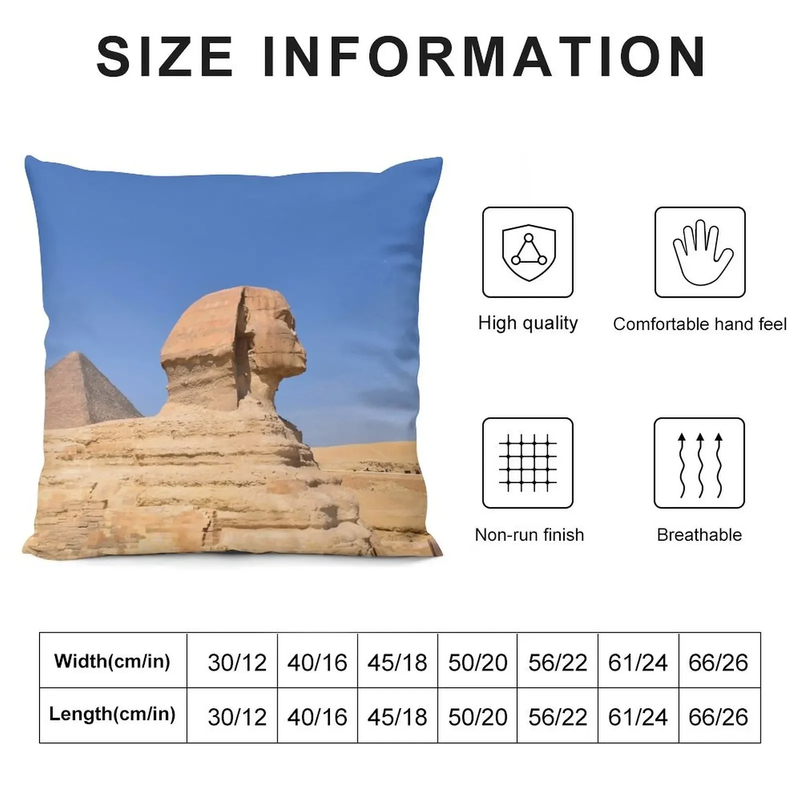 MKW-E.11 - Большой сфинкс Гизы декоративная подушка рождественские украшения чехол