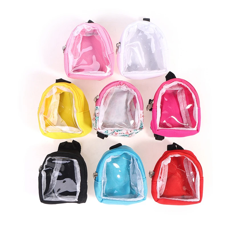 

Backpack Miniature Doll Bag Toys For 1/6 Doll Schoolbag Dollhouse Decor Mini Rucksack Dolls Accessories Kids Gifts
