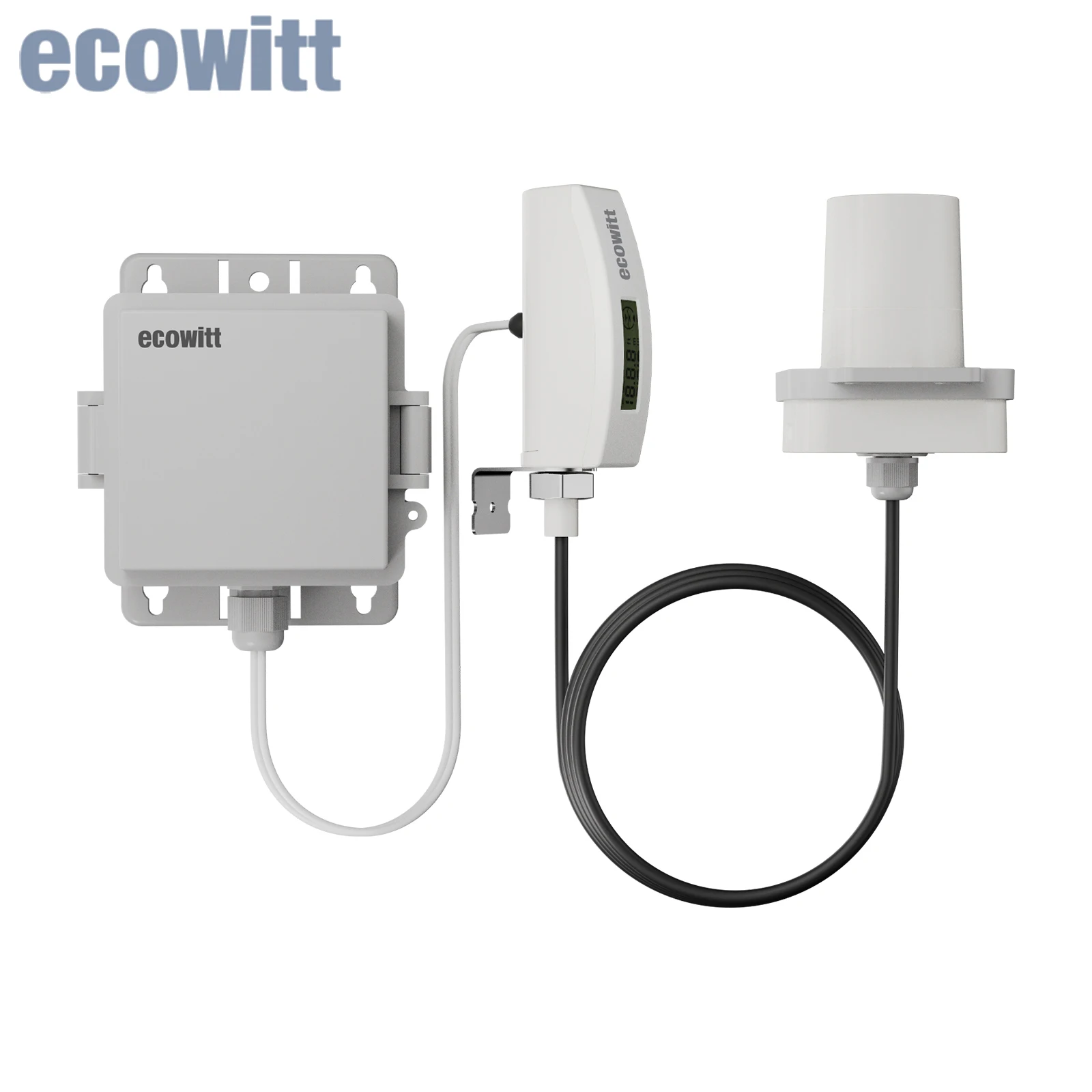 Лазерный датчик расстояния Ecowitt LDS01 лазерный дальномер для уровней резервуара