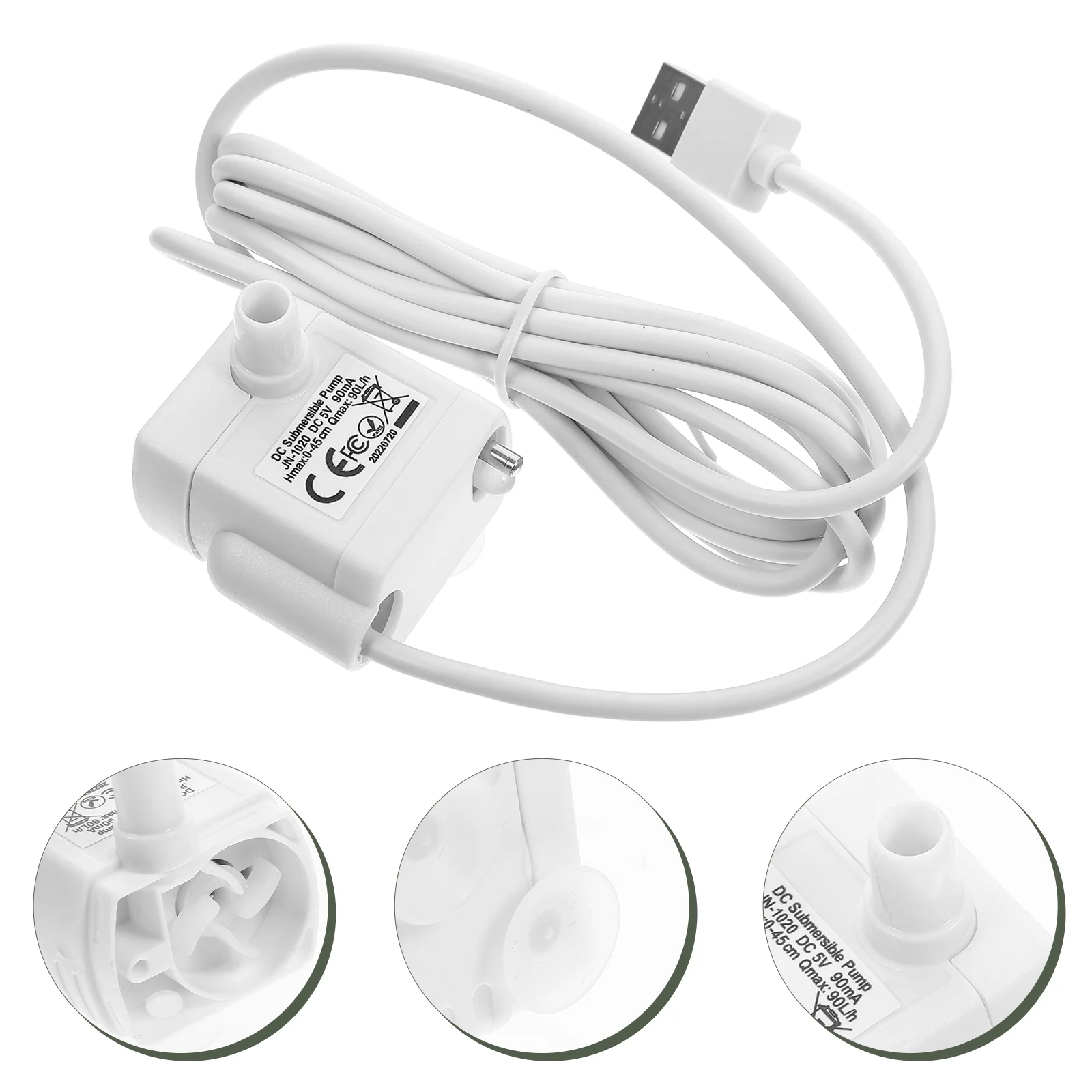 

Water Dispenser Pump Pet Supplies Lights Fountain Replacement Mini Abs Accessories Pumps Fountains Cat