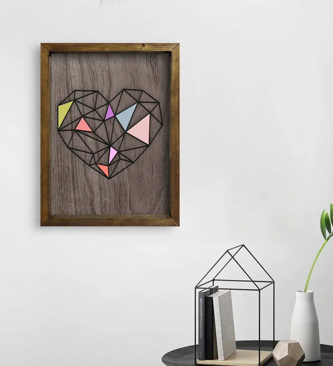 

Деревянный стол BK Home в форме сердца 45x65 см-1
