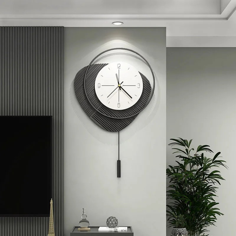 

Bedroom Free Shipping Wall Clock Chinese Style 3d Quartz Funky Wall Clock Digital Modern Pendulum Wand Deko Home Decor WW50WC