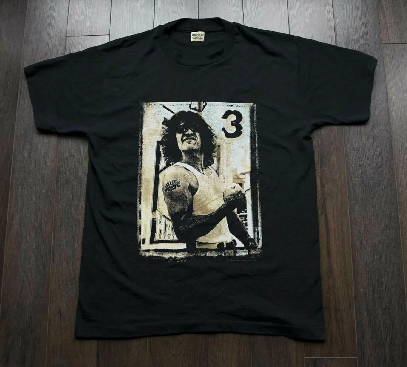 Футболка Top Therare 1998 Who The Is Eddie Van997 Halen 90-х годов перепечатка Vtg США Bew новинка