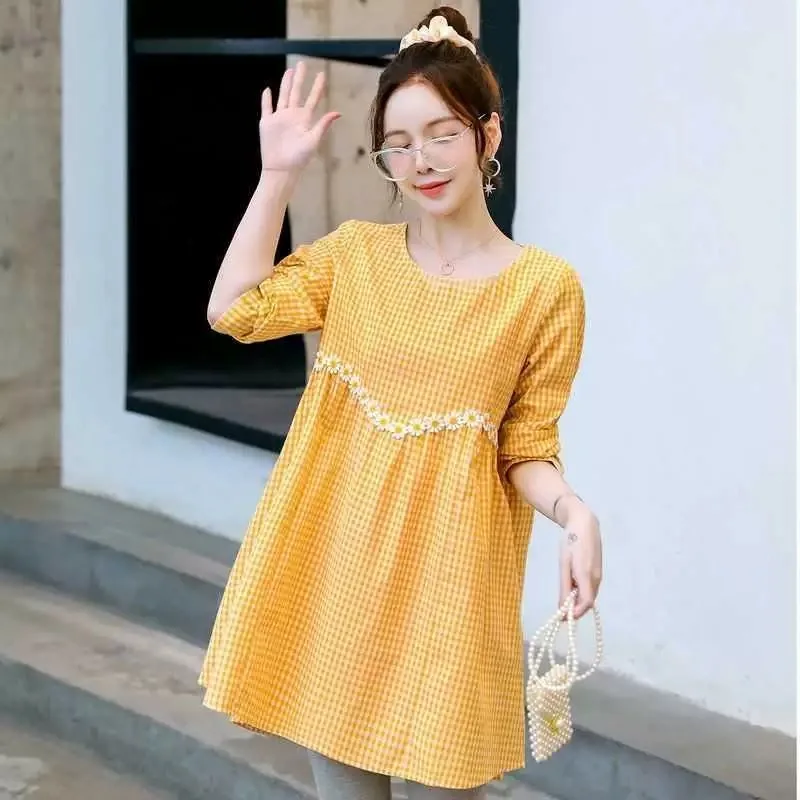 

2022 European and American style maternity fashion top