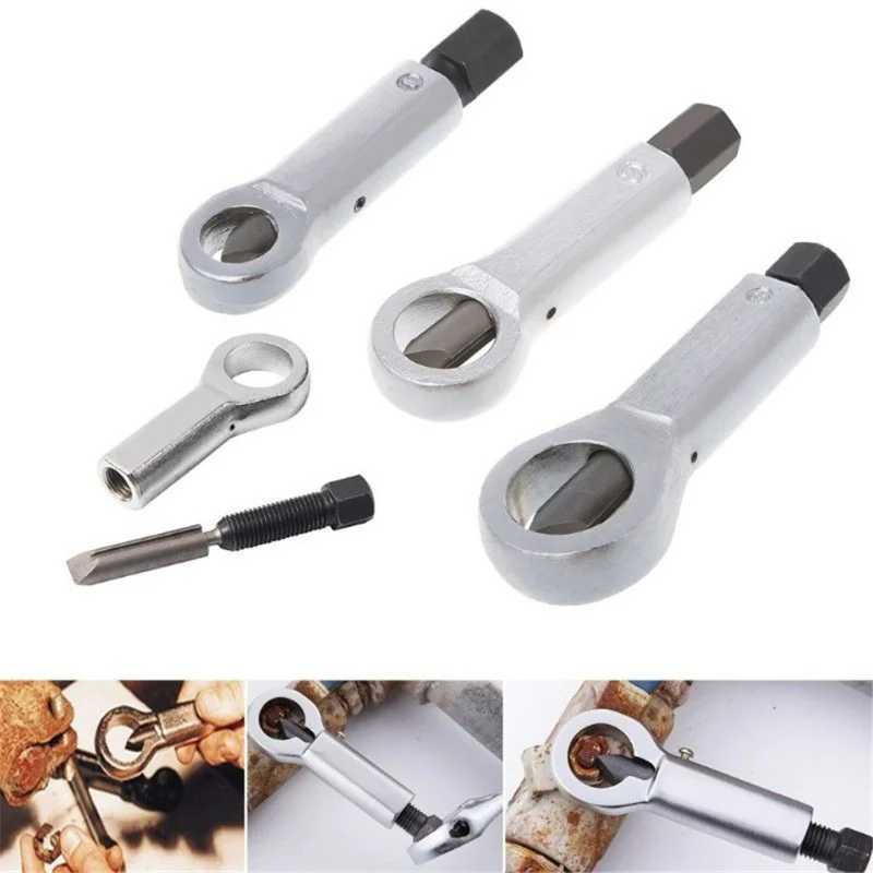 

Splitte Bolt Nut Extractor Remove Cutter Tool Manual Pressure Tools Spanner Cracker Separator Damaged Rusty Nut